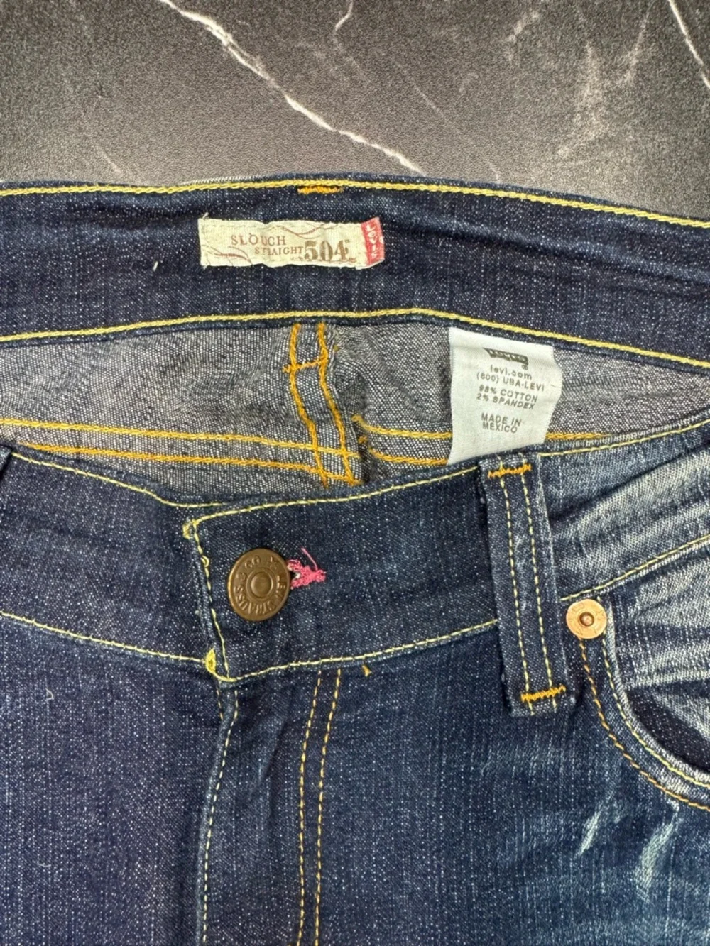Levi’s Y2K Low Rise Bootcut Jeans Women's 11 Dark Wash Faded Denim Retro